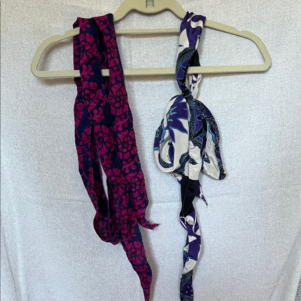 Vibrant Floral & Abstract Pattern Scarves
